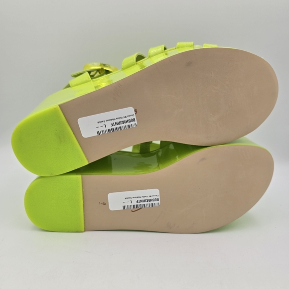 NWOT CIRCUS NY Sam Edelman Golda Platform Sandals—Wasabi (Sparkly Glitter Green) - Picture 12 of 16